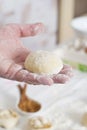 The ball of dough Royalty Free Stock Photo
