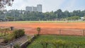 ball field and jogging track
