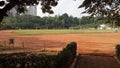 ball field and jogging track