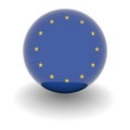 Ball with flag of the European Union