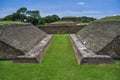 Ball game in an ancient city