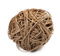 Ball of hemp twine Royalty Free Stock Photo