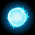 Ball Lightning Illustration Royalty Free Stock Photo