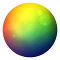 Ball marble vivid rainbow colorful