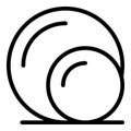 Ball motor fine icon outline vector. Game therapy