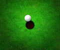 Ball near Hole Golf Background Royalty Free Stock Photo
