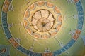 Ball room ceiling inside Culzean Castle - Scotland Royalty Free Stock Photo