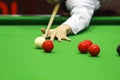 Ball and Snooker Player