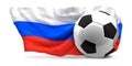 Ball soccer football russian Russia 3d