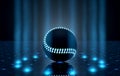 Ball On Spotlit Stage Royalty Free Stock Photo