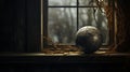 Goblincore Ball Authentic Depictions In Abandoned House Window