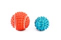 Ball toy for dog on white background Royalty Free Stock Photo