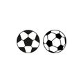 ball vector illustration for icon, symbol or logo Royalty Free Stock Photo