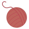 Ball wool pet toy icon