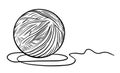 Ball of yarn sketch