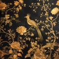 BALLAD CHINESE FLORAL GRADEN CHINOISERIE STYLE WALL ART