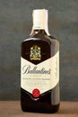 Ballantines whisky produced by Pernod Ricard in Dumbarton, Scotland Royalty Free Stock Photo