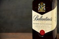 Ballantines whisky produced by Pernod Ricard in Dumbarton, Scotland Royalty Free Stock Photo