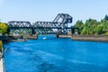 Ballard Locks Bridge 8 Royalty Free Stock Photo