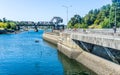 Ballard Locks Bridge 2 Royalty Free Stock Photo