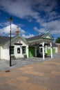 Ballater railway station in the village of Ballater Royalty Free Stock Photo