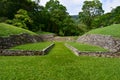 The ballcourt at Palenque, a Maya city state in southern Mexico