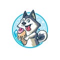 Balldough Dog Mascot Design Vector