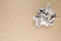 balled up recycled paper Royalty Free Stock Photo