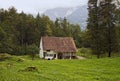 Ballenberg: Bauernhaus von Therwil (Jura) Royalty Free Stock Photo