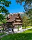 Ballenberg, Switzerland - June 2, 2019: Swiss Open Air Museum in Brienz, Switzerland Royalty Free Stock Photo