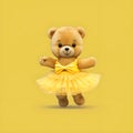 Ballerina bear dreamy design Royalty Free Stock Photo