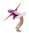 Ballerina, classical and modern concept of ballet.