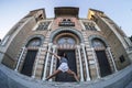 Ballerina dancing in Maria Luisa Park in Seville, Andalusia, Spain Royalty Free Stock Photo