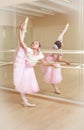 ballerina at dancing school