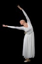 Ballerina With extended arms Royalty Free Stock Photo