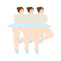 Ballerina fat. Big woman in punt. Ballet female. Dance Swimsuit