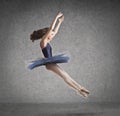 Ballerina Jump Royalty Free Stock Photo