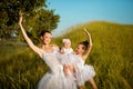 Ballerina mother and daughters