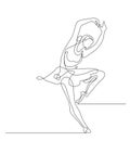 Ballerina in motion