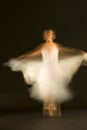 Ballerina Motion Spin Royalty Free Stock Photo