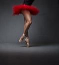 Ballerina movement on point