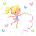 Ballerina party - Adorable little ballerina girl