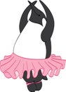 Ballerina Penguin Royalty Free Stock Photo