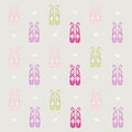 Ballerina shoes background Royalty Free Stock Photo