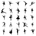 Ballerina silhouettes set