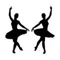 Ballerina silhouettes