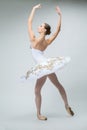 Ballerina in the studio Royalty Free Stock Photo