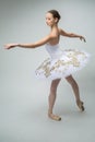 Ballerina in the studio Royalty Free Stock Photo