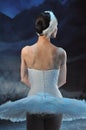 Ballerina in Swan Lake ballet Royalty Free Stock Photo