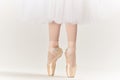 ballerina woman dance performed classical style light background Royalty Free Stock Photo